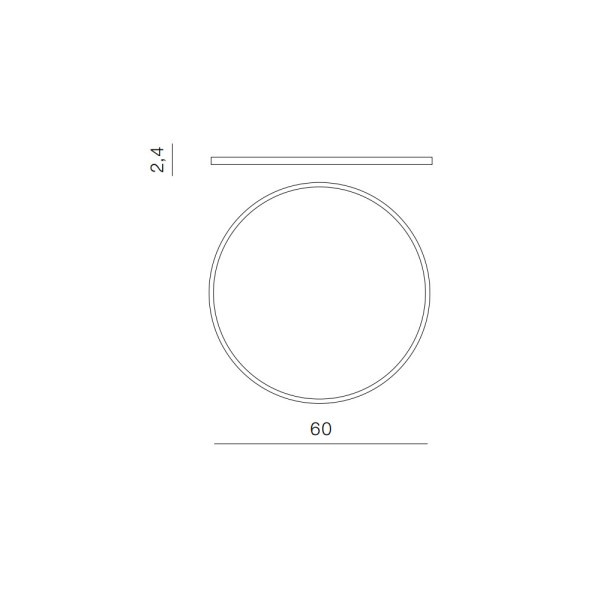 Потолочный светильник Azzardo AZ5369 Panka LED 1x45W 2800K/4000K/6000K 5400Lm IP40 белый - фото №1