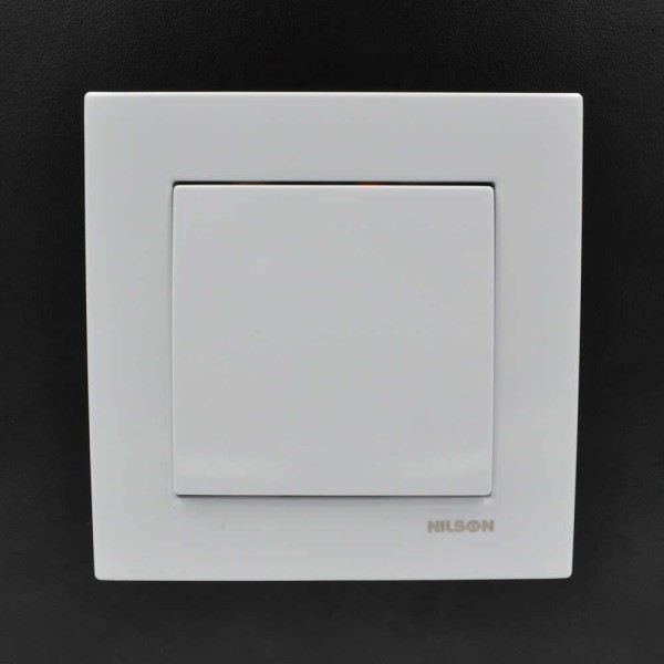 Вимикач Nilson Moda білий 1кл з підсвіткою ( 21112002 ) - фото №4