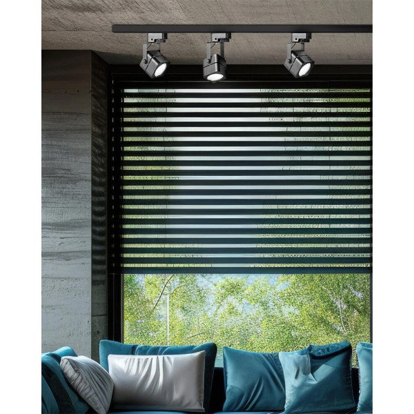 Комплект трековых светильников Goldlux 327352 Vienna 1м GU10 3x10W IP20 1-фазный черный - фото №1