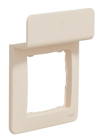Рамка Schneider Electric Sedna Design с подставкой для мобильного бежевая SDD312809 - фото №1
