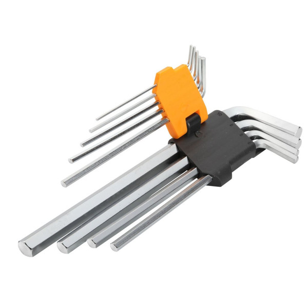 Комплект шестигранных удлиненных ключей Tolsen (20049) 1.5-10мм (9шт)