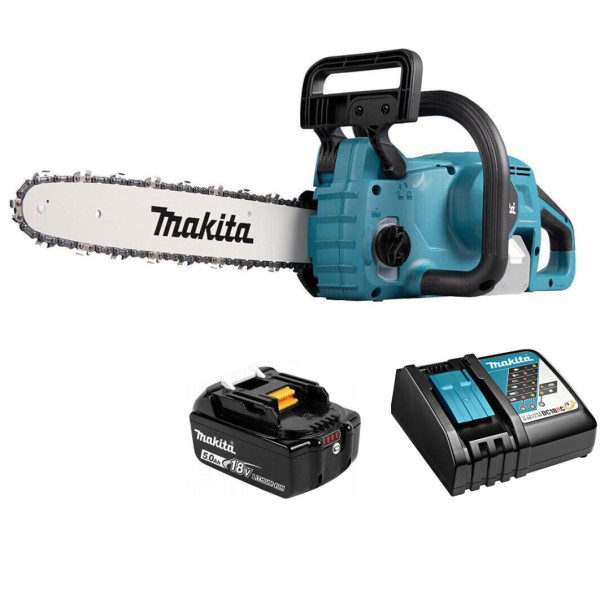 Аккумуляторная цепная пила Makita DUC357RT 18 В 350мм - фото №6