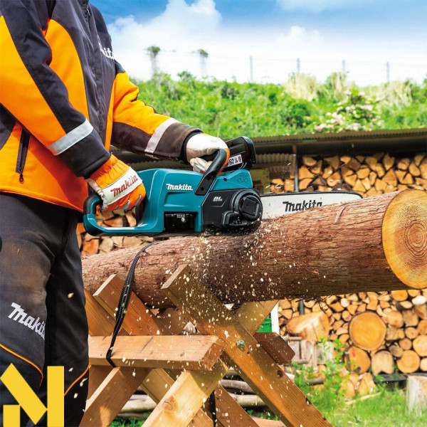 Аккумуляторная цепная пила Makita DUC357RT 18 В 350мм - фото №9