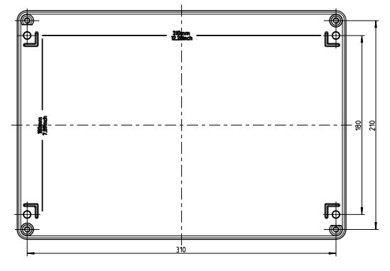 Пустая металлическая распредкоробка Spelsberg AL 520046 (sp15001601) (sp15001601) IP66 - фото №2