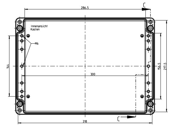 Пустая металлическая распредкоробка Spelsberg AL 520046 (sp15001601) (sp15001601) IP66 - фото №4