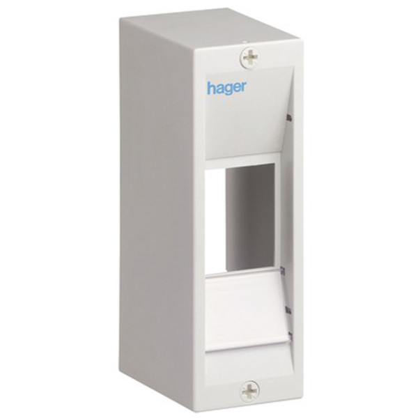 Міні-щиток накладний 30V GD102N на 2 модулі Hager - фото №1