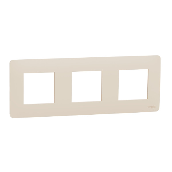 Трехместная рамка Schneider Electric Unica New NU200644 бежевая