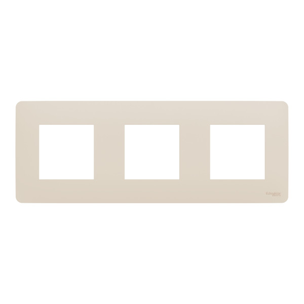 Трехместная рамка Schneider Electric Unica New NU200644 бежевая - фото №4