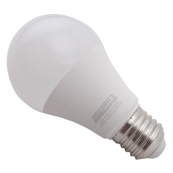 Светодиодная лампа TNSy LED Bulb-A60-12W-E27-220V-6500K-1100L ICCD (TNSy5000255) - фото №1