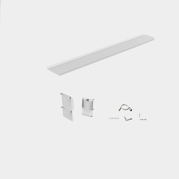 LED-профиль MLG подвесной LP50701 с рассеивателем, 2 метра - фото №1