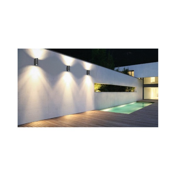 Вуличний світильник Azzardo AZ0777 LUCA(GM1102_dr_gr) - фото №1