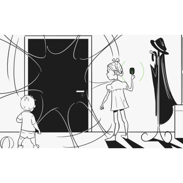 Беспроводная тревожная кнопка сигнализации Ajax 14729 Button белая - фото №3