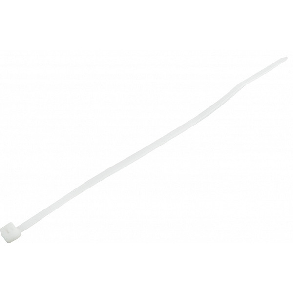 Нейлоновий хомут Аско-Укрем 3x200 білий (100шт)