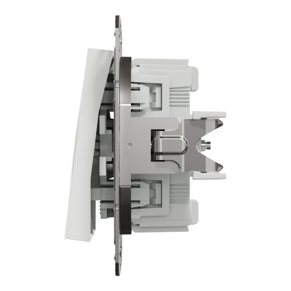 Перемикач двоклавішний Schneider Electric Asfora без рамки білий (EPH0670121) - фото №2