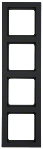 Рамка 4-местная антрацит Berker Q.3