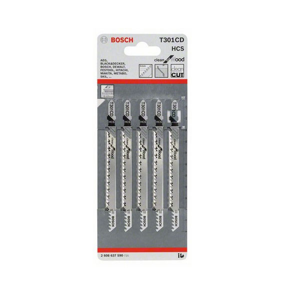 Лобзикові пилки Bosch T301CD (5шт)