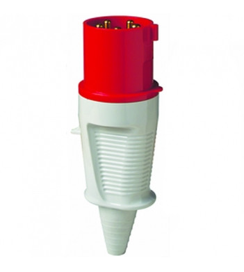 Трехфазный штекер на кабель WALTHER WL260406 (3P+E) 63А 380V IP44