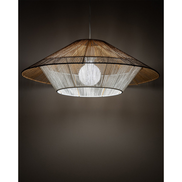 Подвесной светильник, люстра Nowodvorski 11157 Japandi M E27 1x25W IP20 бежевый - фото №3