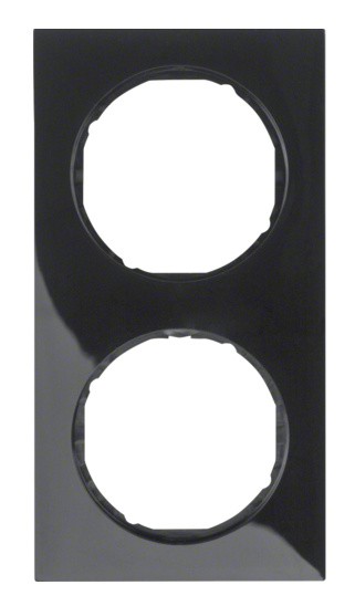 Рамка 2-местная, черная Berker R.3