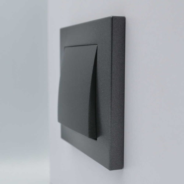 Рамка ELBI VEGA Silverline черный металлик 1-на (510-011100-271) - фото №2