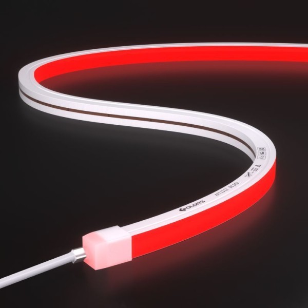 Гнучкий неон COLORS 24V IP67 12W 165Lm RGB-3000K 5м (AFT1312-RGBWW) - фото №1
