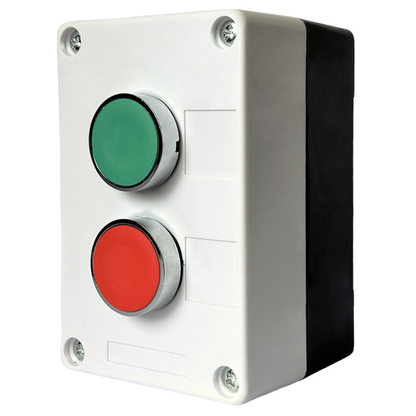 Двомісний пост керування Promfactor FP4-BOX2W012 з металевими кнопками