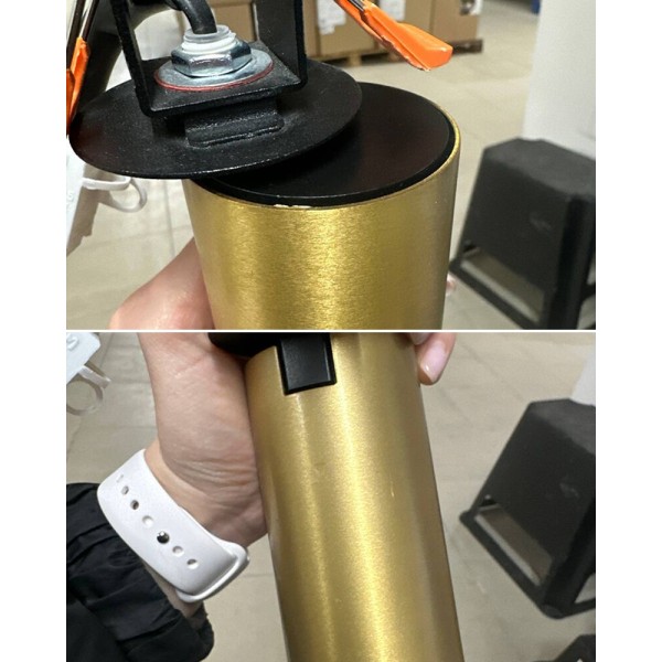 Светильник поворотный, спот Nowodvorski 37744 Mono Surface GU10 1x10W IP20 латунный - фото №1