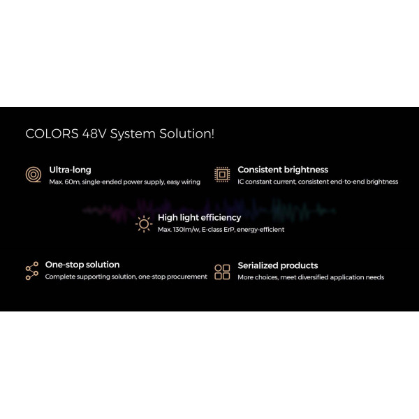 LED стрічка COLORS 80-2835-48V-IP20 5.8W 625Lm 3000K 5м (D880-48V-10mm-WW) - фото №4