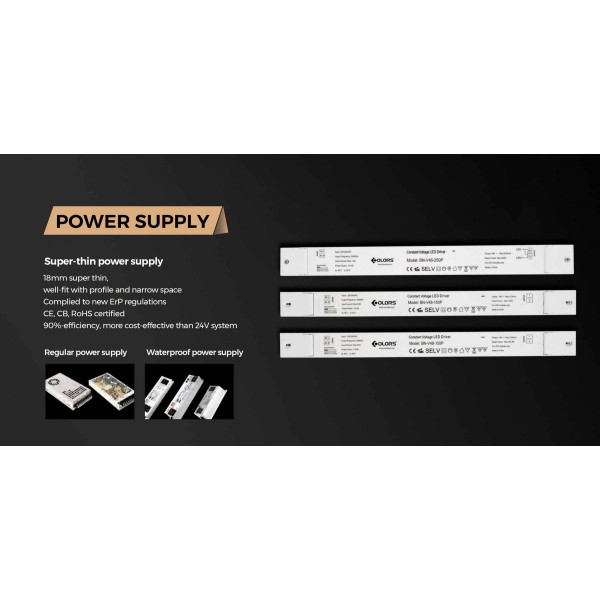 LED стрічка COLORS 80-2835-48V-IP20 5.8W 625Lm 3000K 5м (D880-48V-10mm-WW) - фото №5