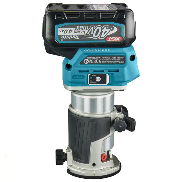 Аккумуляторный фрезер Makita RT001GM210 XGT 40В