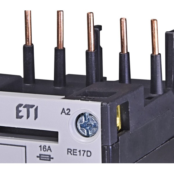 Тепловое реле ETI 004641407 RE 17D-6.3 (4-6.3A) (для CE, CAE, CE17) - фото №1