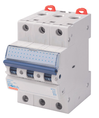 Автоматический выключатель GEWISS 3P B 16А 6кА (GW92267)