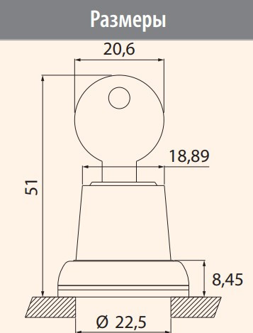 Моноблочный поворотный выключатель Eti ECK2-N30-10 1NO 2-х позиционный 0-1 30° черный с ключом (4771647) - фото №1