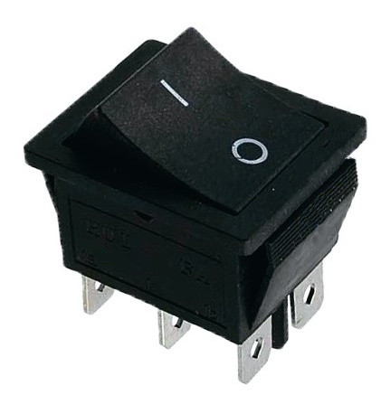 Переключатель TNSy KCD1-1-202 B/B черный (TNSy5500683)