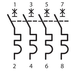 Модульный автоматический выключатель E.Next e.mcb.stand.60.4.C20 4р 20А C (s002148) - фото №7