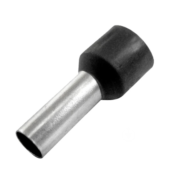 Втулковий наконечник TNSy Е6012 6мм² 100шт чорний (TNSy5500107)