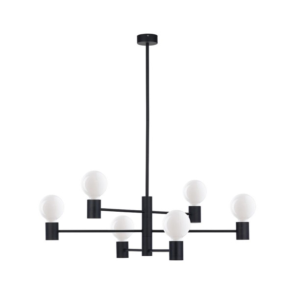 Люстра Nowodvorski 7932 Radius E27 6x25W IP20 чорна