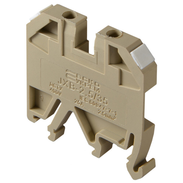 Клеммник Аско-Укрем JXB 2,5/35 желтый (A0130010011) - фото №2