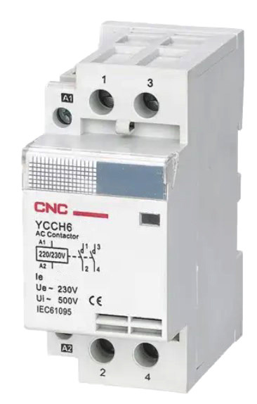 Модульный контактор CNC YCCH6-25 4Р 220В 2NO+2NC (Б00043063)