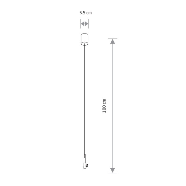 Подвес к магнитному треку Nowodvorski 10597 LVM Power Supply Kit IP20 черный - фото №4