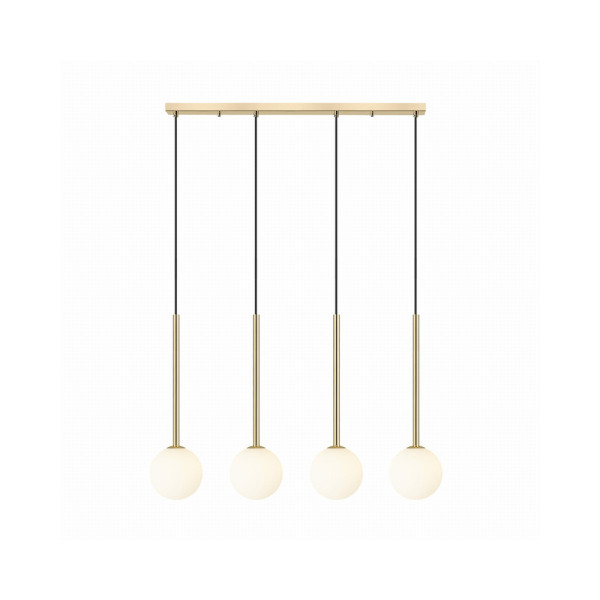 Підвісний світильник, люстра Zuma Line P0574-04D-F7AA Arcturus G9 4x4W IP20 Золотий