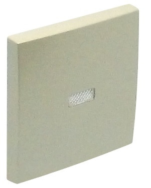 Клавиша выключателя 1-кл. с подсветкой Logus 90 жемчуг 90602 TPE