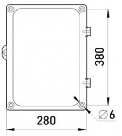Шафа під лічильник e.mbox.stand.plastic.n.f3 - фото №6