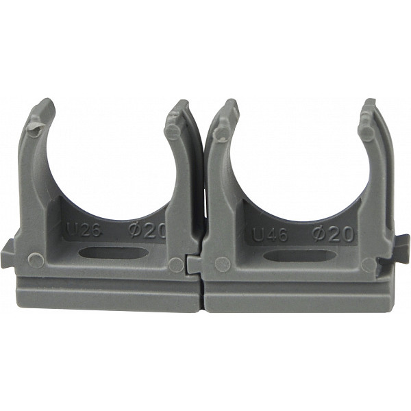 Крепление для гофры Аско-Укрем 1254 Ø20мм (упаковка 50шт.) - фото №1