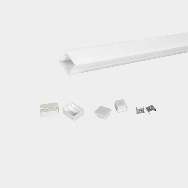 LED-профіль MLG вологозахищений IP65 (LW18121) з розсіювачем, 2 метра - фото №1