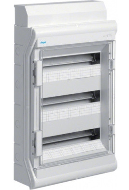 Щит накладной Vector VE318DN на 54 (60) модулей 3-рядный Hager