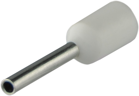 Наконечник Аско-Укрем НТ 0,5-08 изолированный белый 100шт (A0060010111)