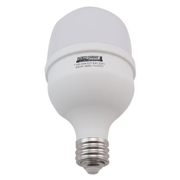 Светодиодная лампа TNSy LED Bulb-T120-40W-E27-E40-220V-6500K-4200L GOLDEN (TNSy5000181) - фото №2