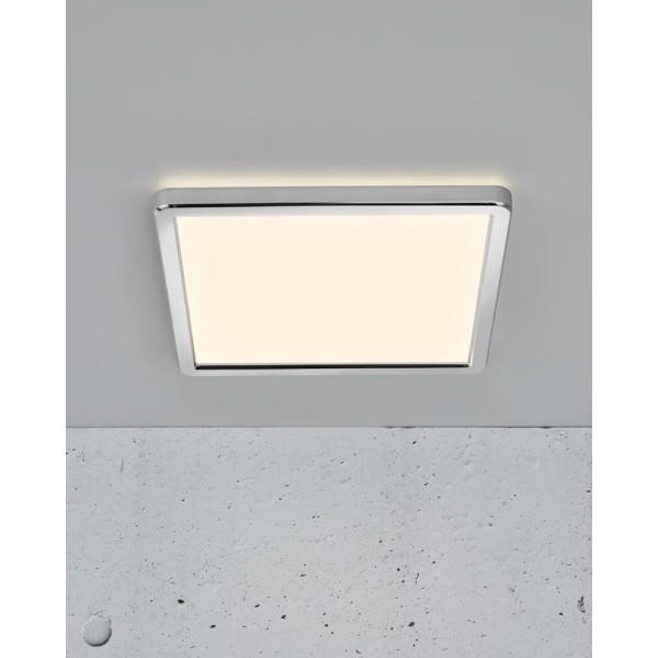 Потолочный светильник Nordlux 2015066133 Oja LED 1x14.5W 3000K-4000K 1600Lm IP54 хром - фото №2