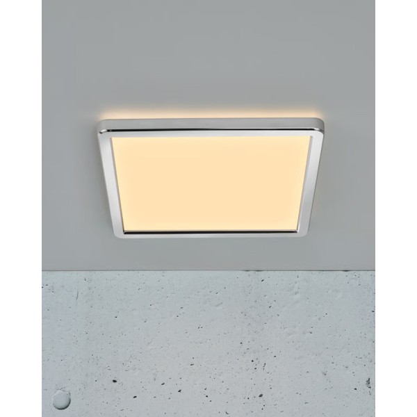 Потолочный светильник Nordlux 2015066133 Oja LED 1x14.5W 3000K-4000K 1600Lm IP54 хром - фото №3